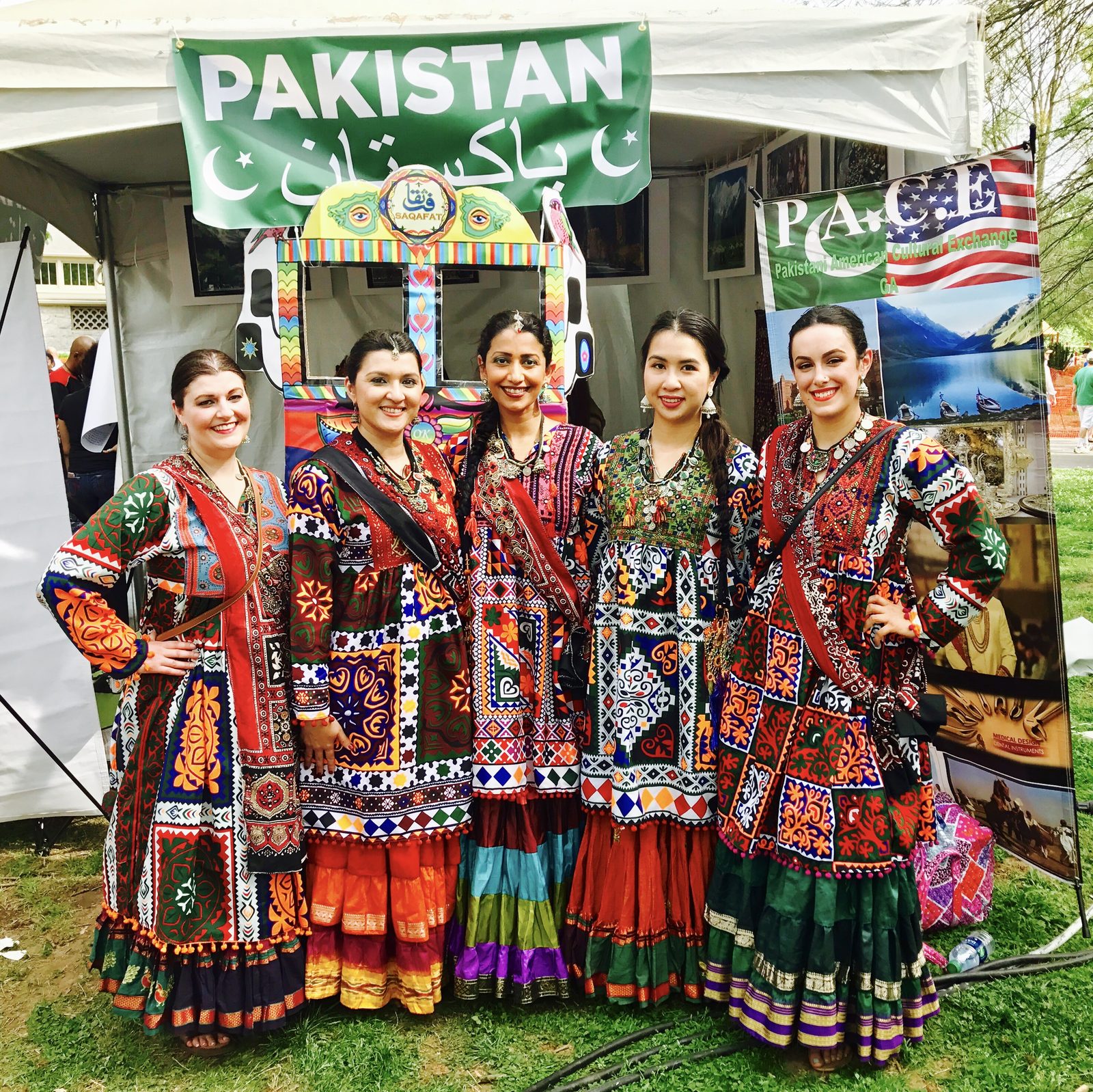 Sanam Studios Dancers at Pakistan cultural festival tent