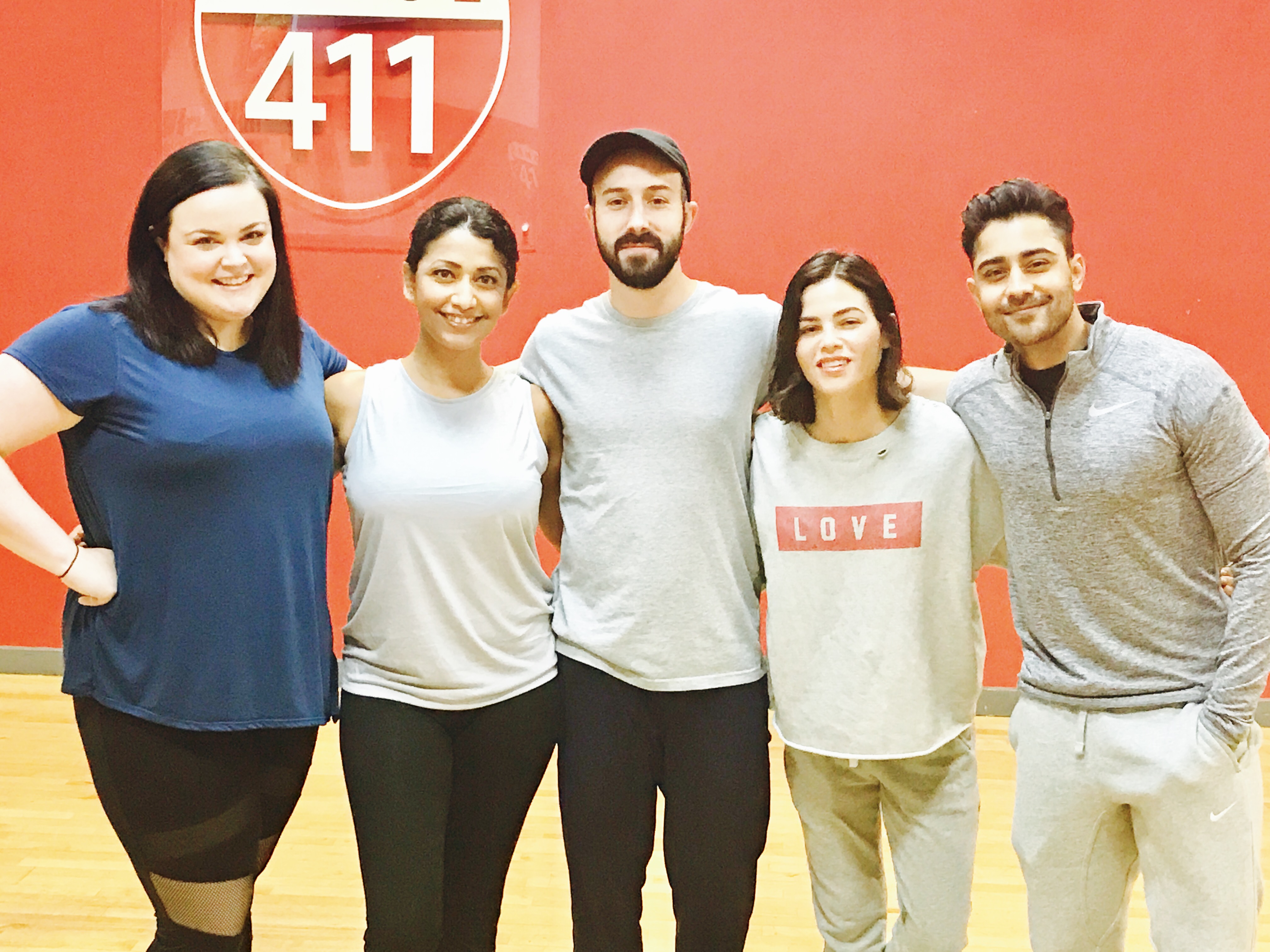 Sanam with Jenna Dewan and Manish Dayal — FOX The Resident cast