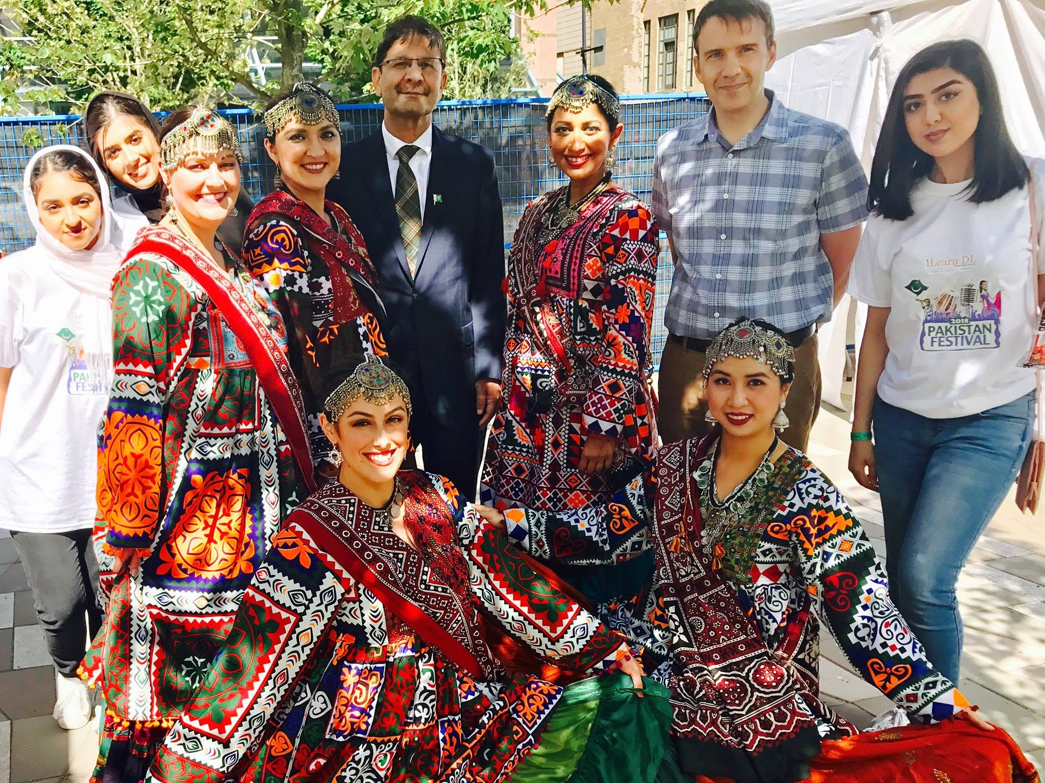 With Dr. Muhammad Tariq and organizers at Pakistan Festival